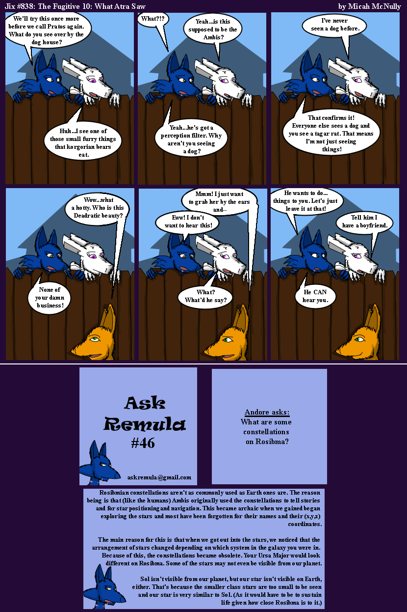 838. The Fugitive 10: What Atra Saw (With Ask Remula 46)