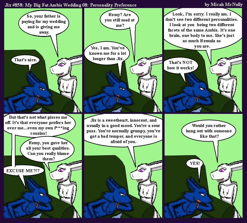 858. My Big Fat Ambis Wedding 08: Personality Preference