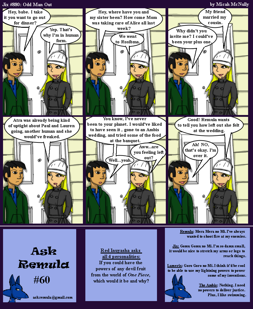880. Odd Man Out (With Ask Remula 60)