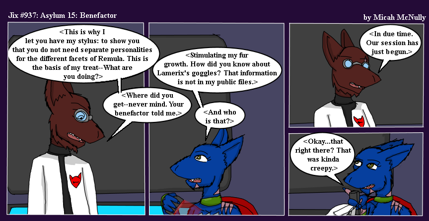 937. Asylum 15: Benefactor