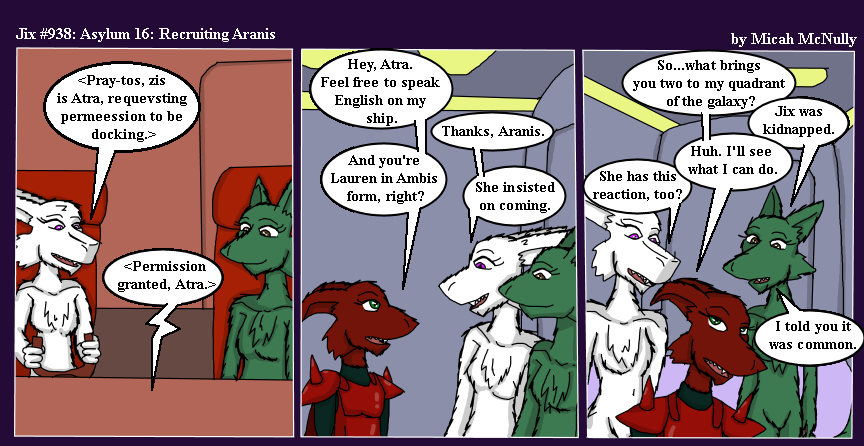 938. Asylum 16: Recruiting Aranis