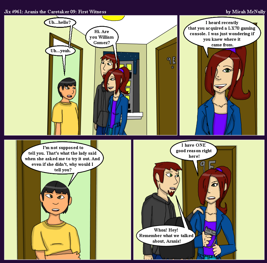 961. Aranis the Caretaker 09: First Witness