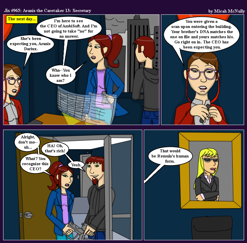 965. Aranis the Caretaker 13: Secretary