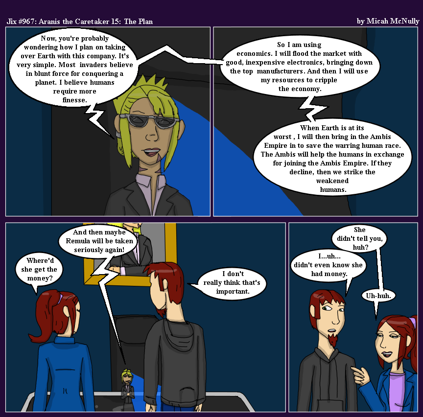 967. Aranis the Caretaker 15: The Plan