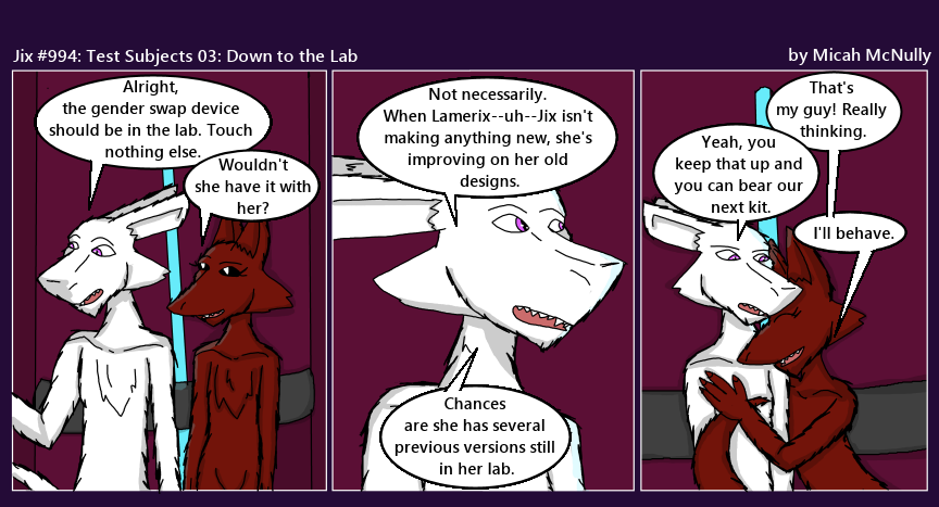 994. Test Subjects 03: Down to the Lab