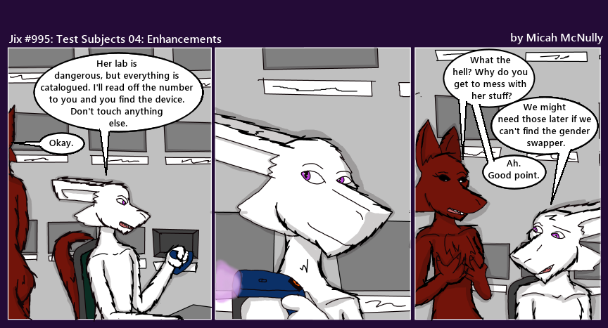 995. Test Subjects 04: Enhancements