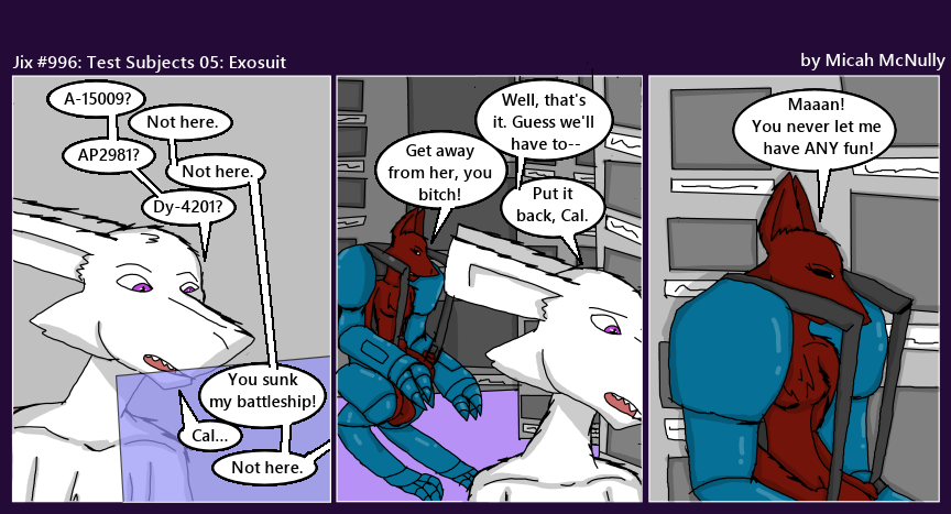996. Test Subjects 05: Exosuit