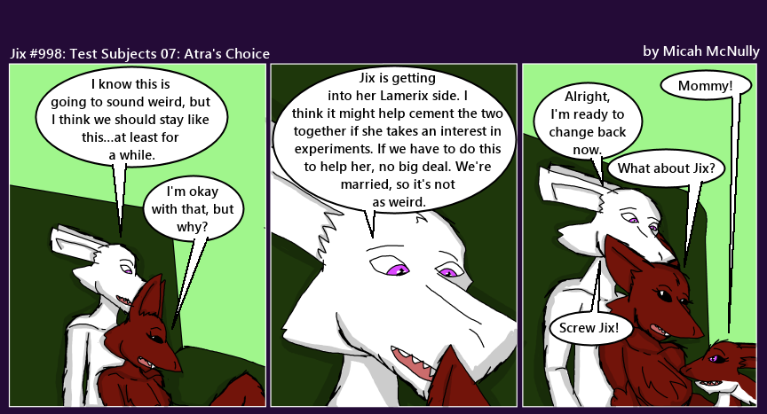 998. Test Subjects 07: Atra's Choice