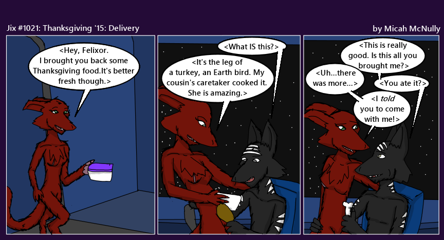 1021. Thanksgiving '15: Delivery