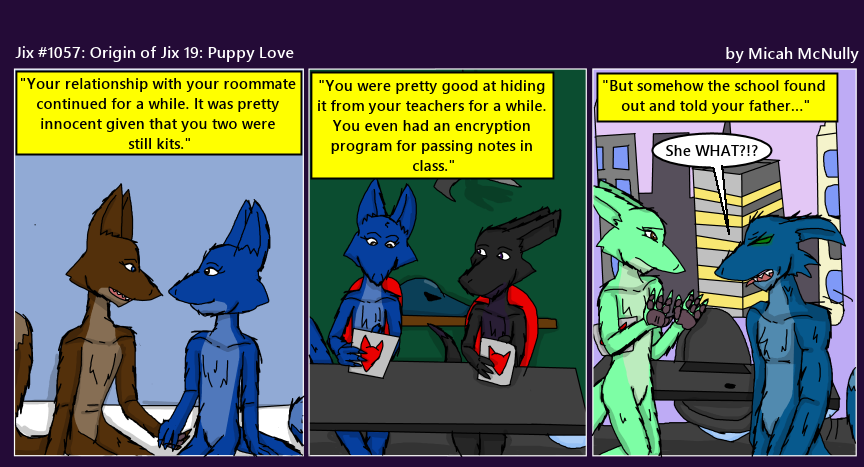 1057. Origin of Jix 19: Puppy Love