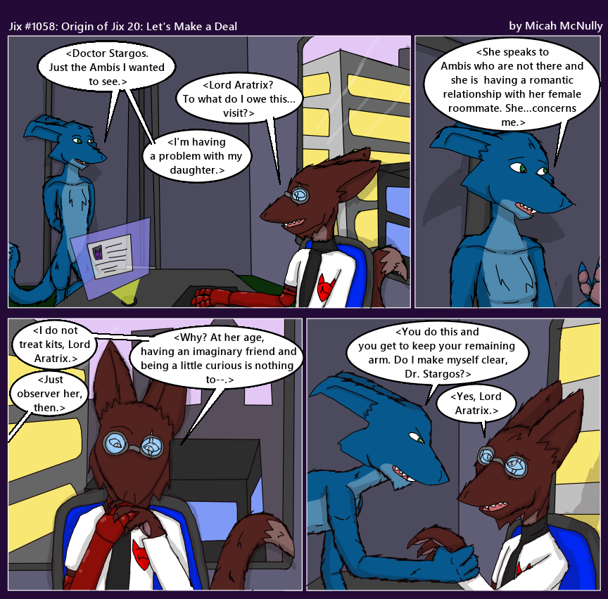 1058. Origin of Jix 20: Let's Make a Deal