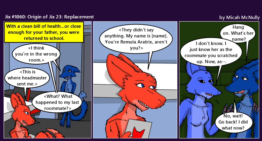1061: Origin of Jix 23: Replacement