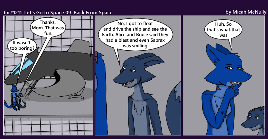 1211. Let's Go to Space 09: Back From Space