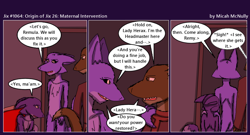1064. Origin of Jix 26: Maternal Intervention