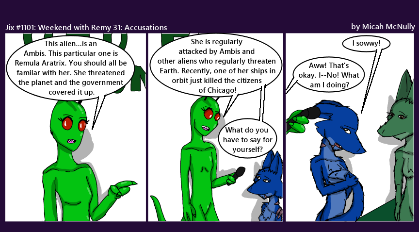 1101: Weekend with Remy 31: Accusations