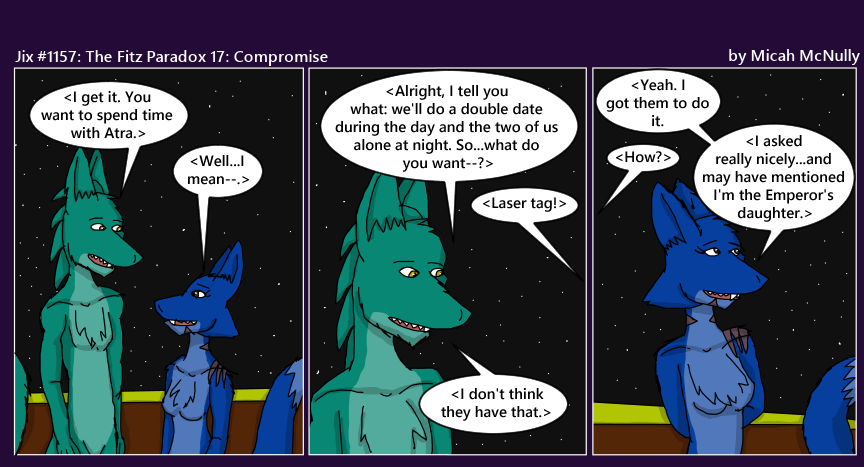 1157. The Fitz Paradox 17: Compromise