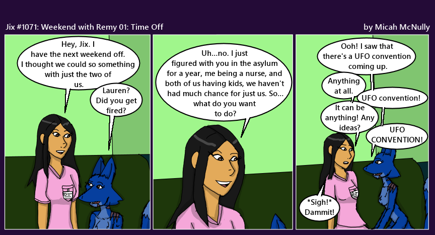 1071. Weekend with Remy 01: Time Off