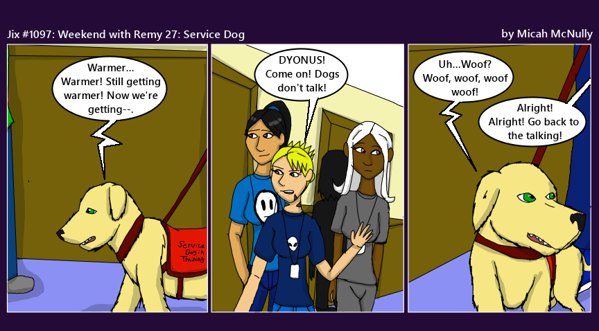 1097. Weekend with Remy 27: Service Dog