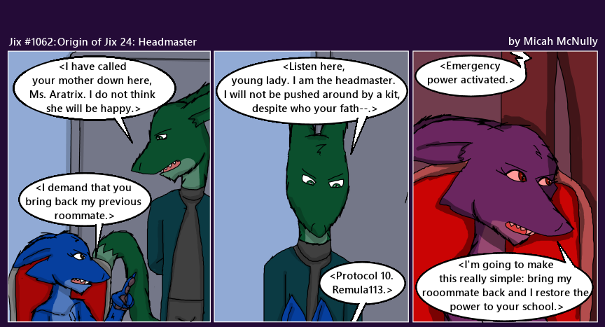 1062. Origin of Jix 24: Headmaster