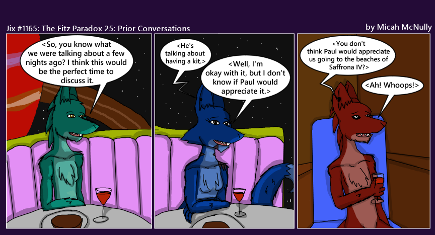 1165. The Fitz Paradox 25: Prior Conversations