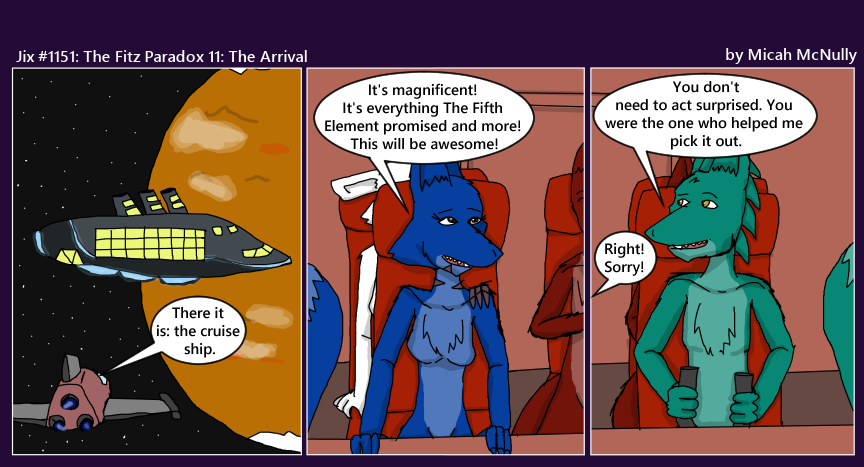 1151. The Fitz Paradox 11: The Arrival