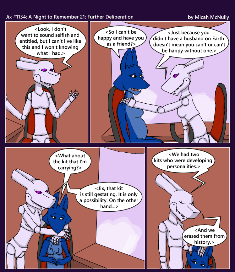 1134. A Night to Remember 21: Further Deliberation