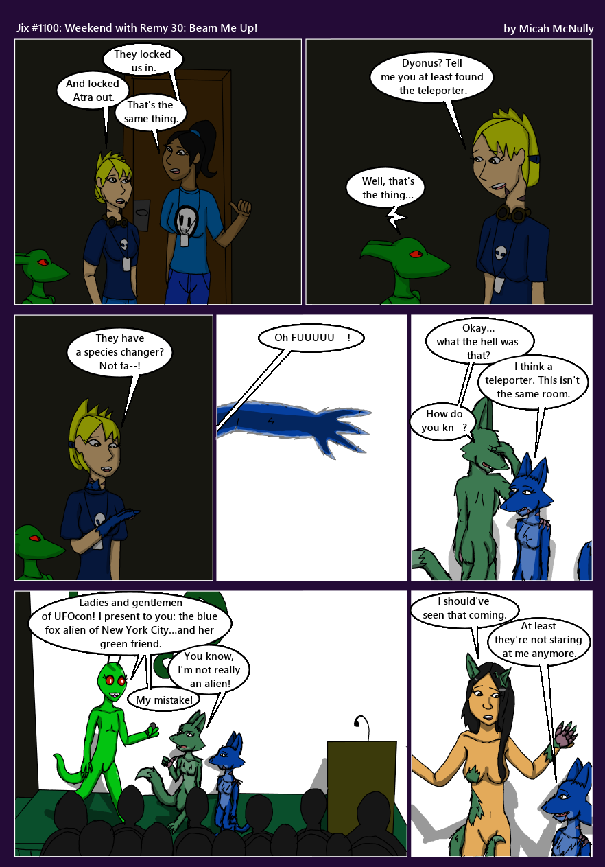 1100. Weekend with Remy 30: Beam Me Up!