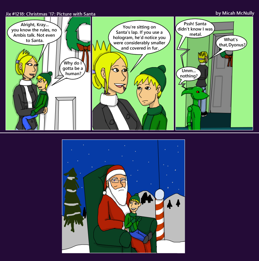 1218. Christmas '17 #05: Picture with Santa