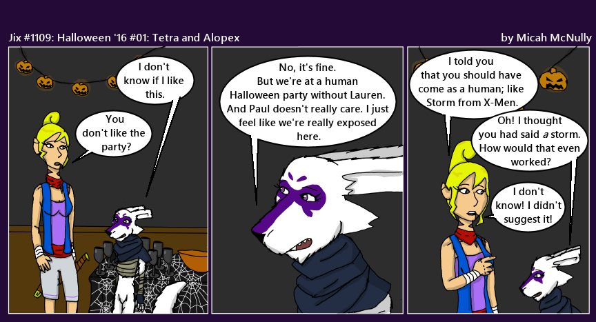 1109. Halloween '16 #01: Tetra and Alopex