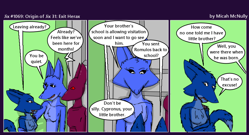 1069. Origin of Jix 31: Exit Herax