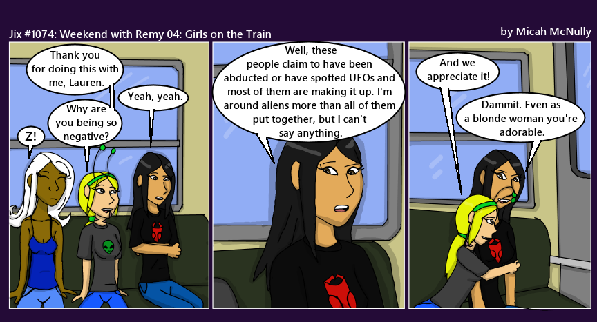 1074. Weekend with Remy 04: Girls on the Train
