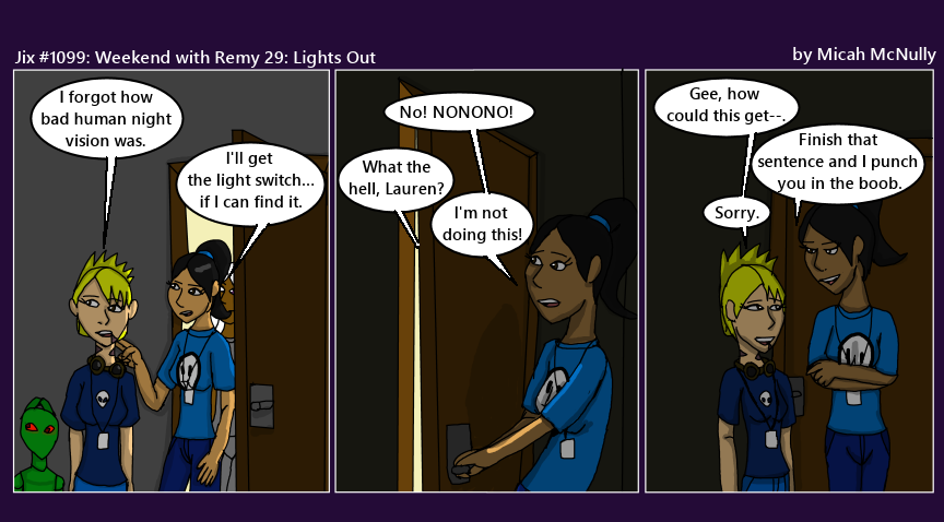 1099. Jix #1099; Weekend with Remy 29: Lights Out