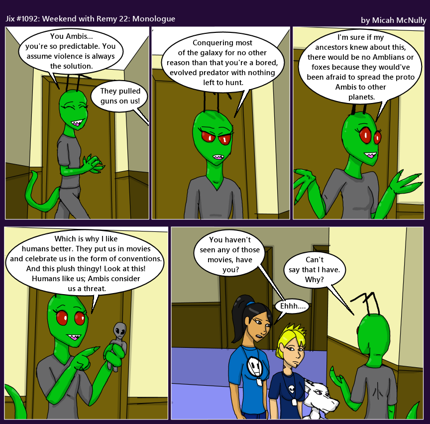 1092. Weekend with remy 22: Monologue