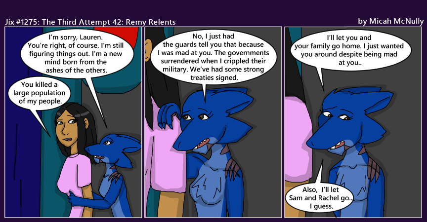 1275. The Third Attempt 42: Remy Relents