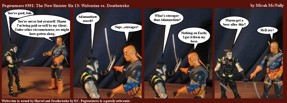 391. The New Sinister Six 13: Wolverine vs. Deathstroke