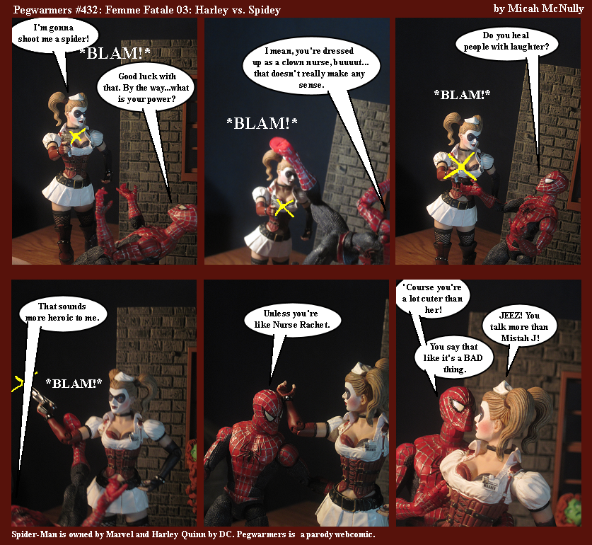 432. Femme Fatale 03: Harley vs. Spidey