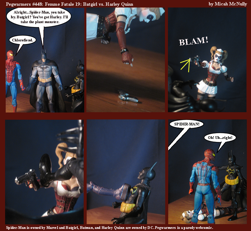 448. Femme Fatale 19: Batgirl vs. Harley Quinn