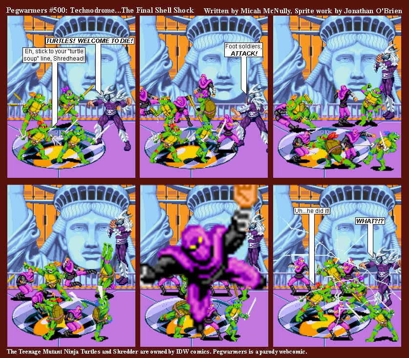 500. Technodrome...The Final Shell Shock