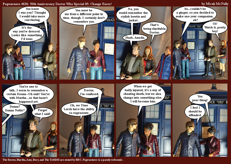 636. 50th Anniversary Doctor Who Special 05: Change Faces!