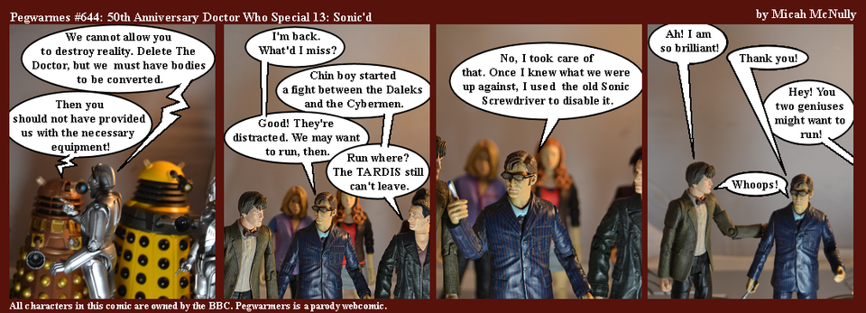 644. 50th Anniversary Doctor Who Special 13: Sonic'd