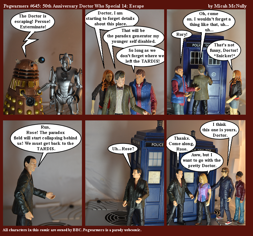 645. 50th Anniversary Doctor Who Special 14: Escape
