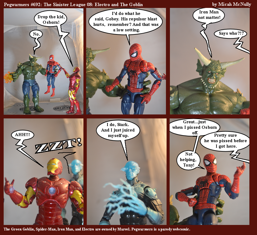 692. The Sinister League 08: Electro and The Goblin