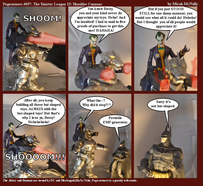 697. The Sinister League 13: Shoulder Cannons