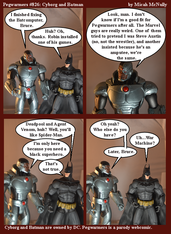 826. Cyborg and Batman