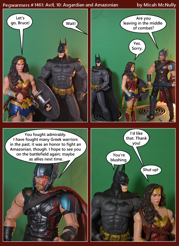 1461. Avengers vs Justice League 10: Asgardian and Amazonian