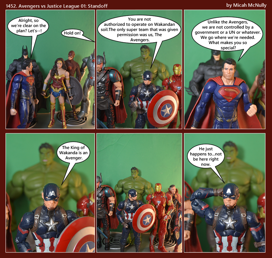 1452. Avengers vs Justice League 01: Standoff