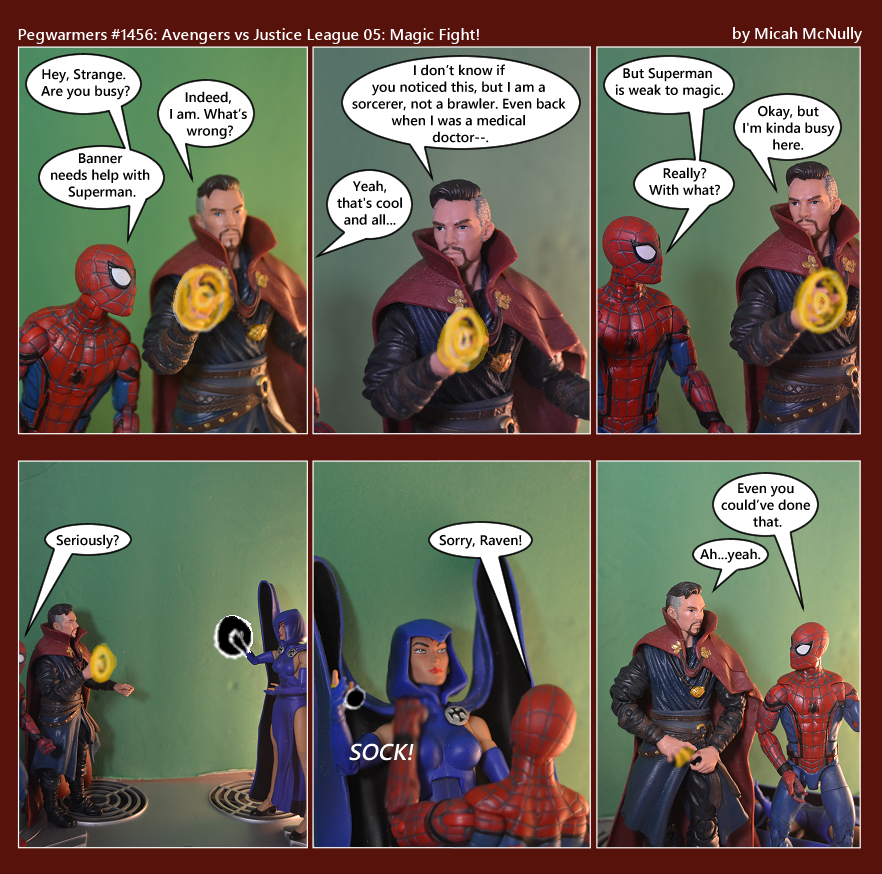 1456. Avengers vs Justice League 05: Magic Fight!