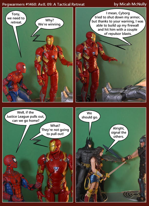 1460. Avengers vs Justice League 09: A Tactical Retreat