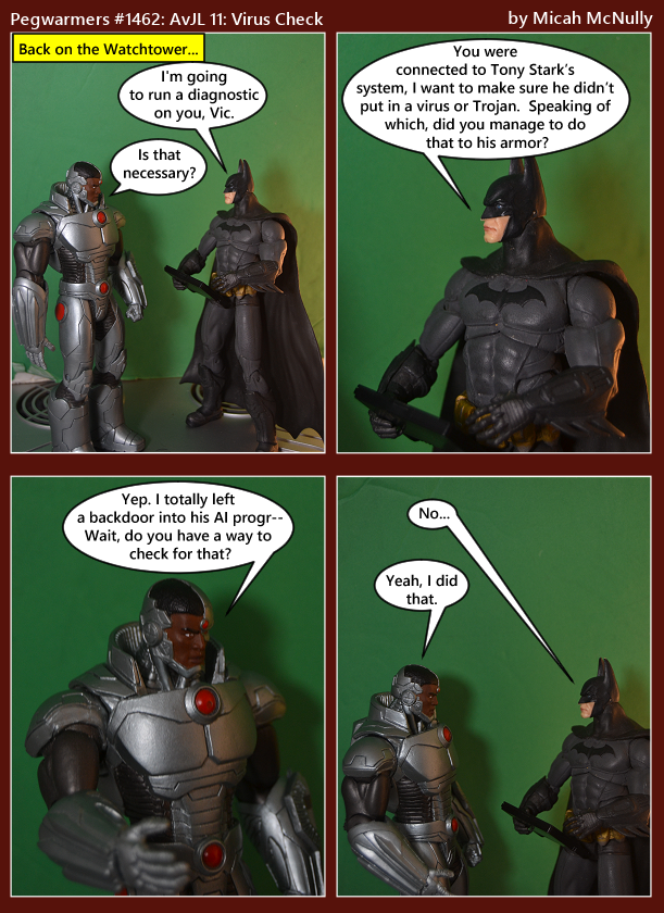 1462. Avengers vs Justice League 11: Virus Check