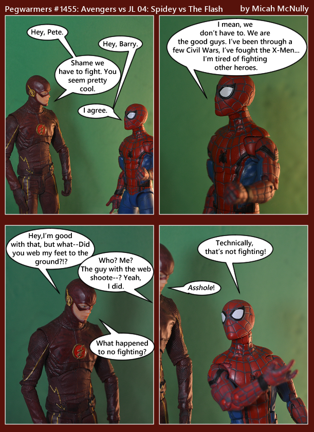 1455. Avengers vs Justice League 04: Spidey vs the Flash